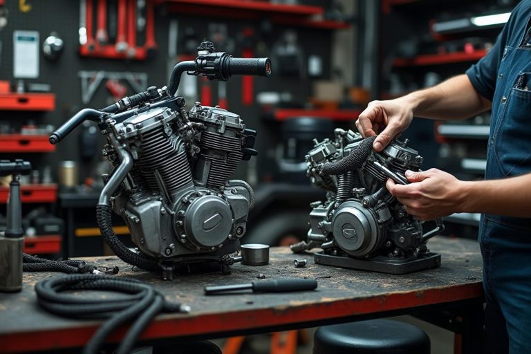 Fonctionnement embrayage moto : câble vs hydraulique